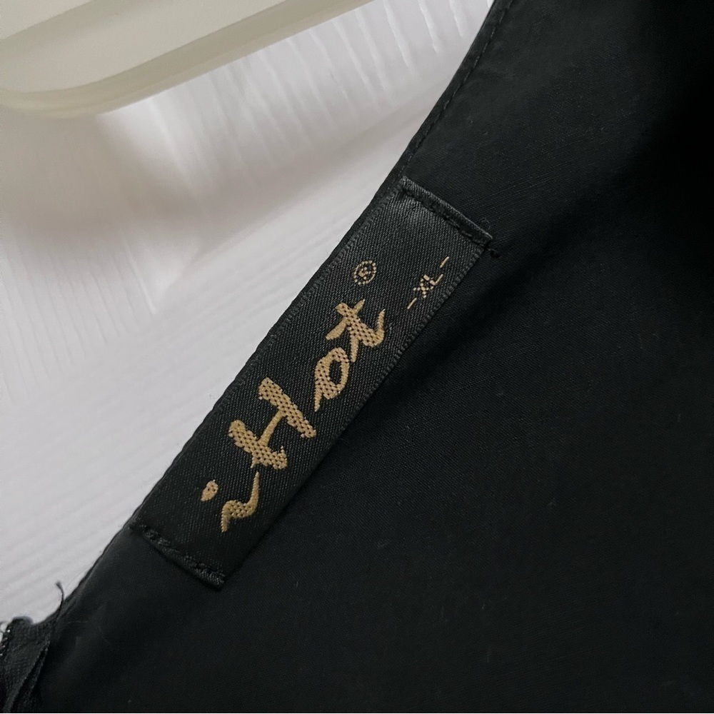 3/25$💥 iHot Large Dress black corset satin style sexy cocktail retro women - Picture 3 of 5